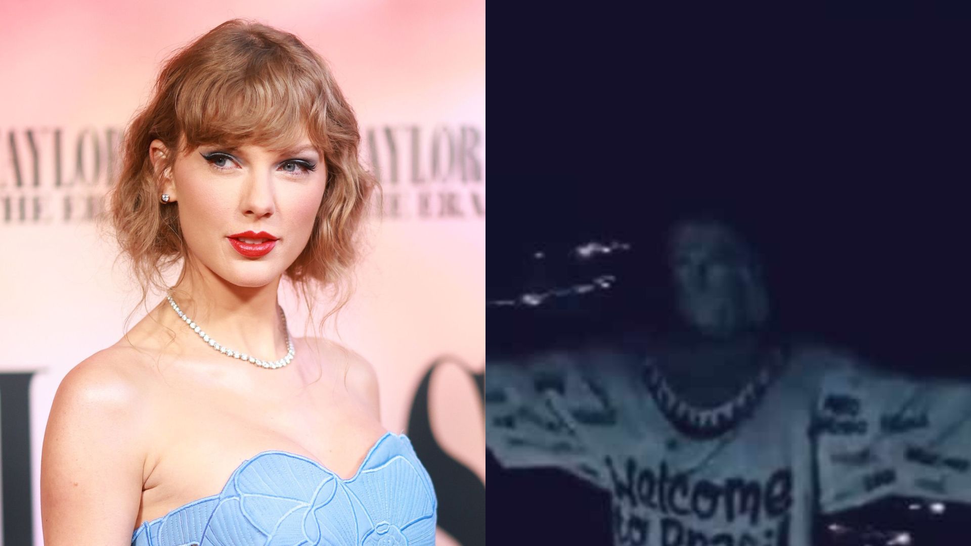 Taylor Swift chega ao Brasil e é homenageada com projeção no Cristo Redentor