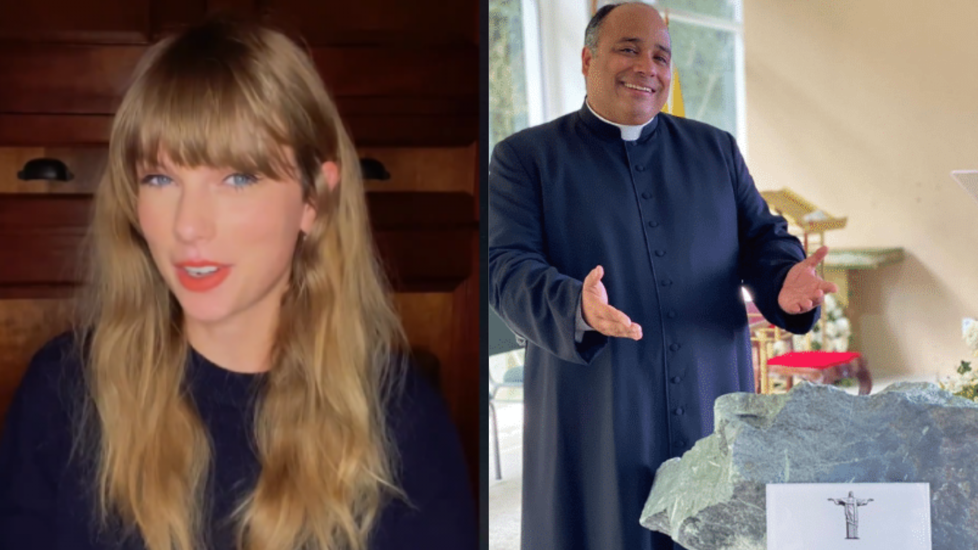 Cristo Redentor fantasiado? Entenda disputa entre fãs de Taylor Swift e padre Omar