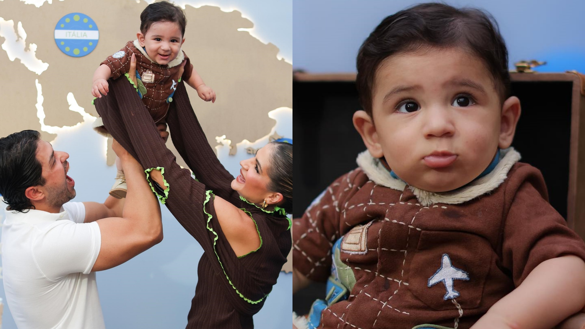Thássia Naves se derrete ao comemorar mesversário do filho: “Minha vida mudou”