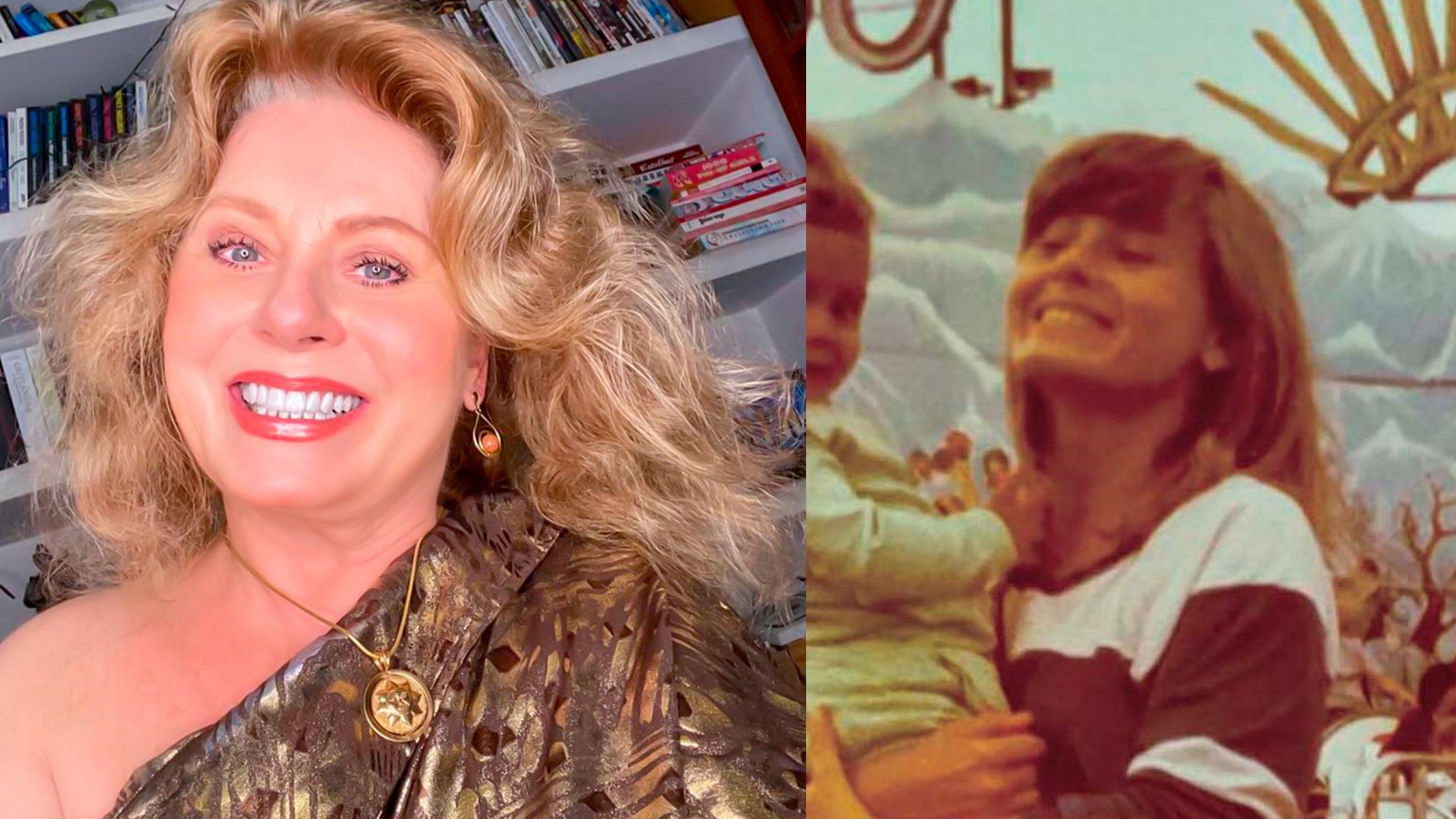 Vera Fischer encanta ao dividir cliques raros da infância da filha