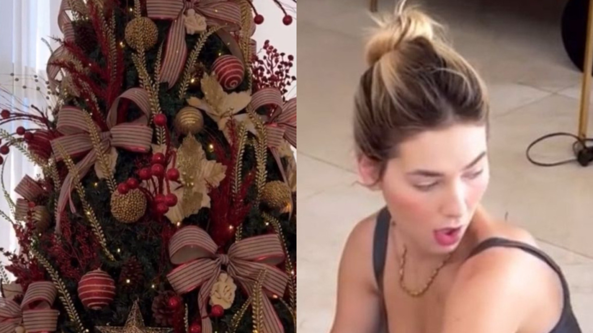 Virginia Fonseca monta árvore de Natal com as filhas: “Caos”