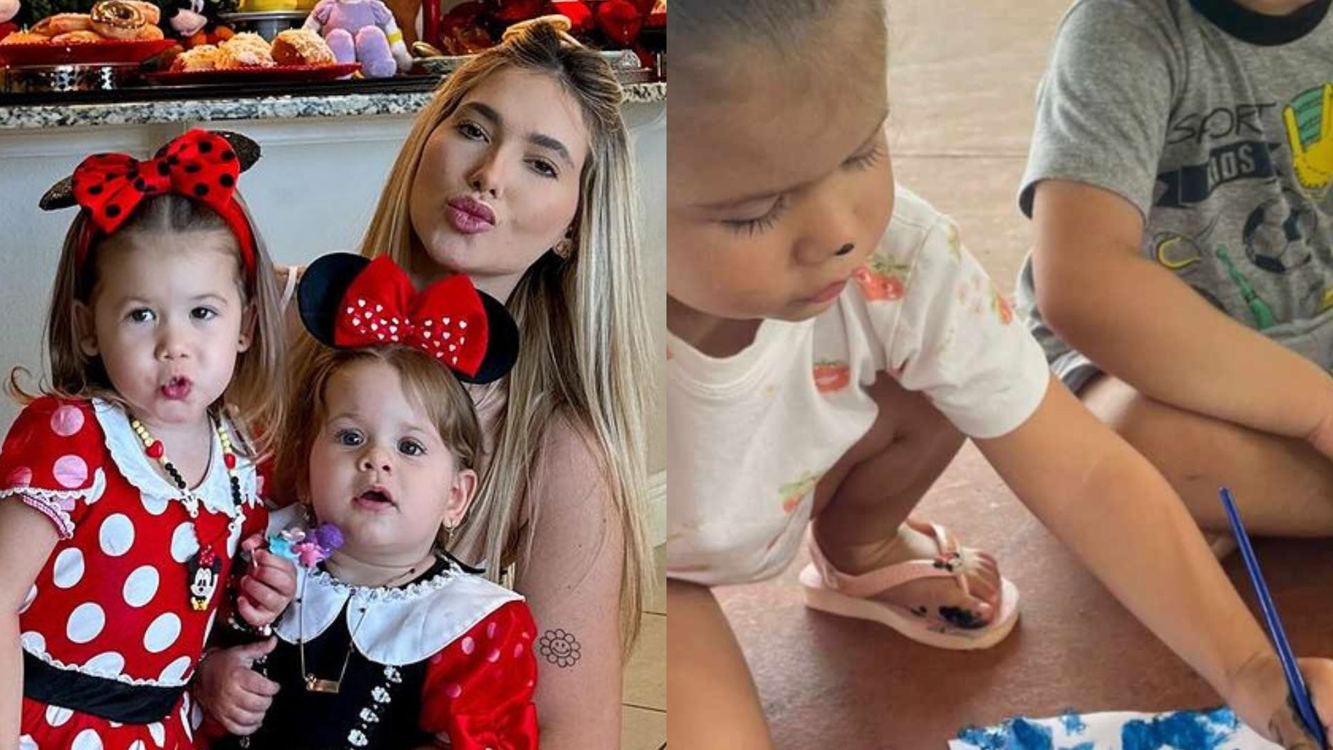 Virginia Fonseca se diverte com suas filhas em manhã de brincadeiras