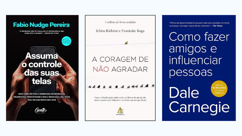 10 livros de autoajuda para garantir na Mega Oferta da Amazon