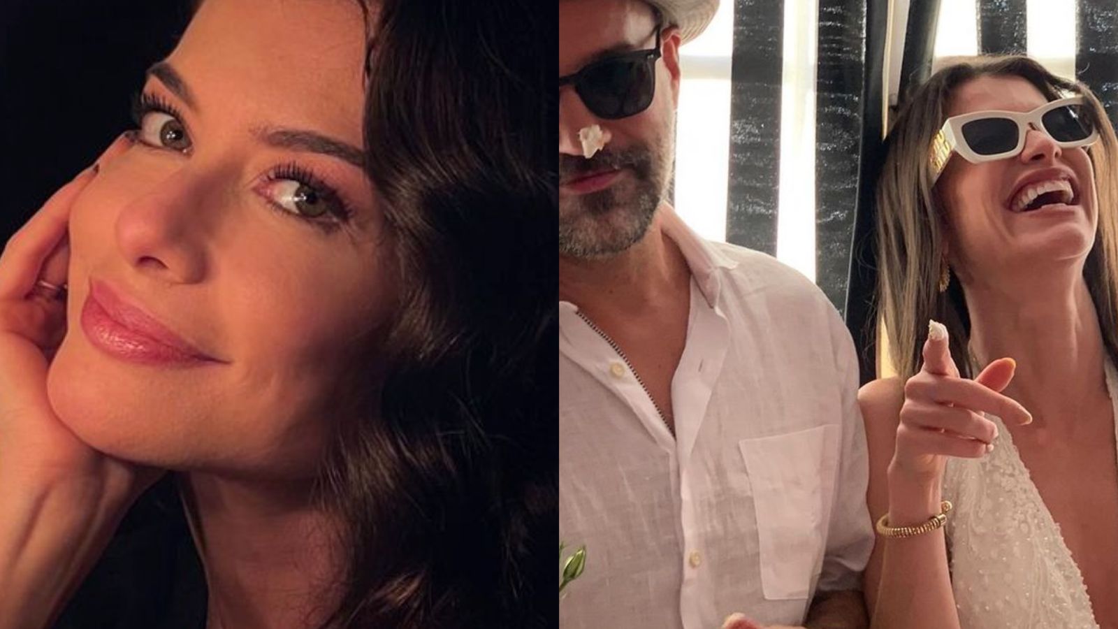 Alinne Moraes divide cliques raros para se declarar ao marido: “Amor da minha vida”