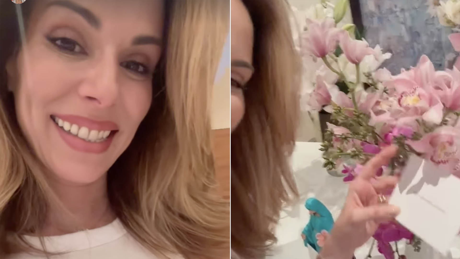 Boninho manda flores com item inusitado para a esposa, Ana Furtado