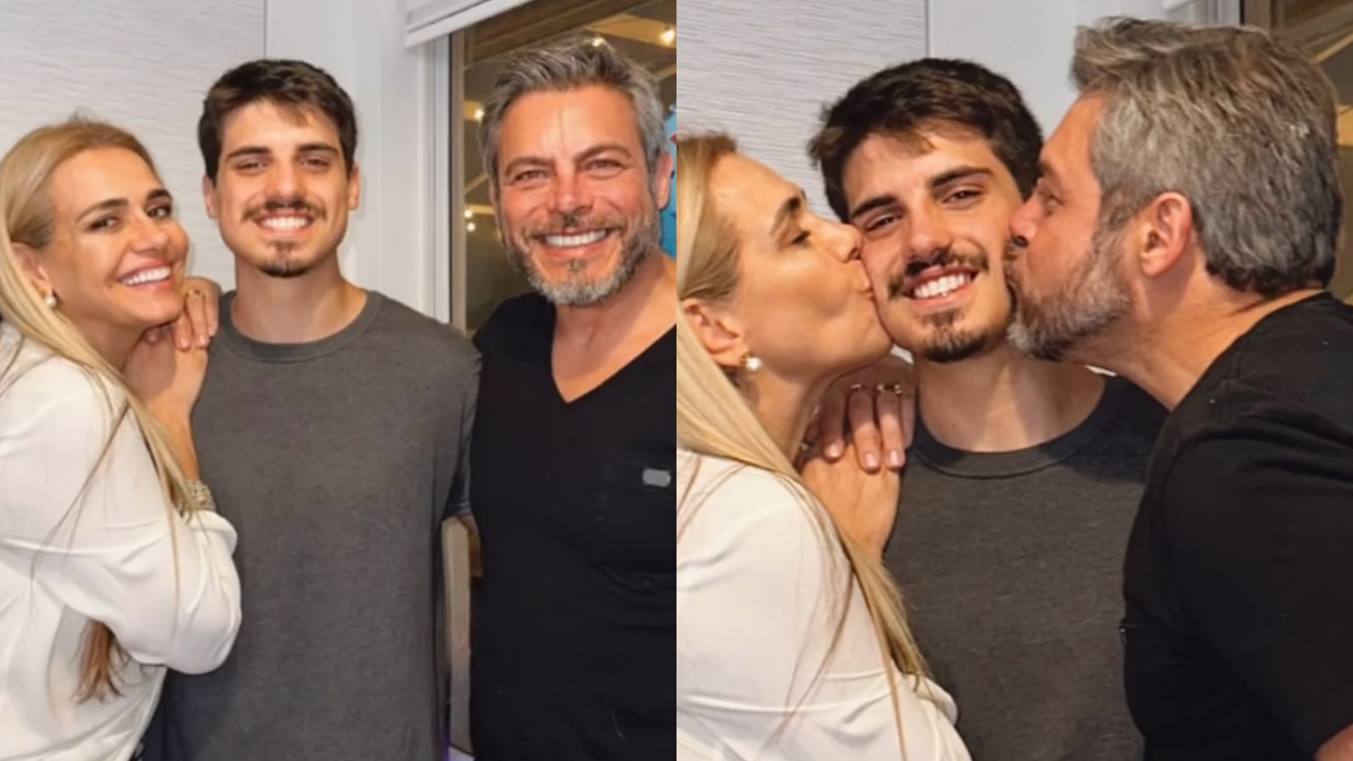 Andreia e Luigi Baricelli celebram aniversário do filho com festa intimista