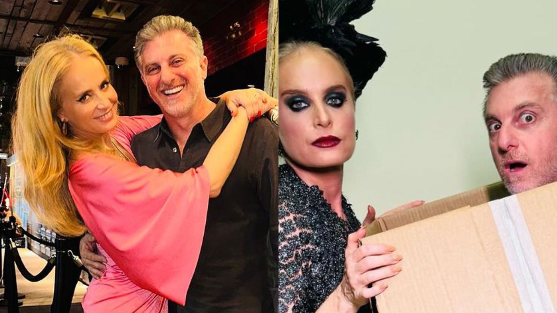 Luciano Huck e Angélica apostam em fantasia horripilante de casal: “De perder a cabeça”