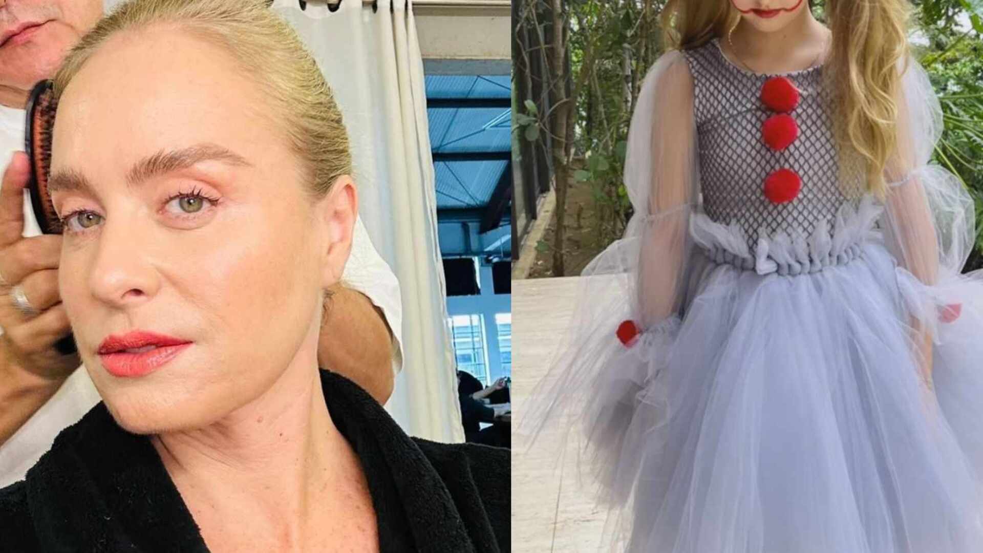 Ela cresceu! Angélica mostra a filha fantasiada para o Halloween