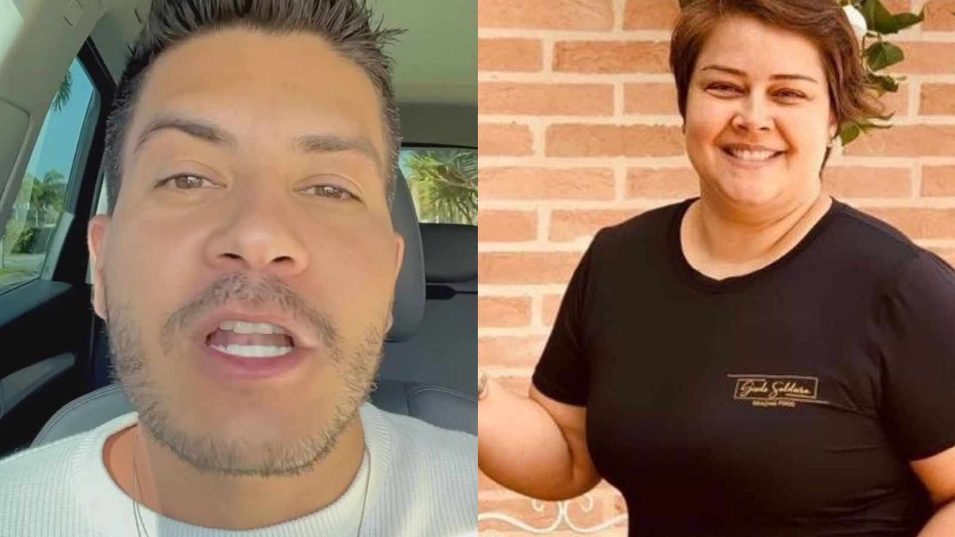 Após ser criticado por chef do chá revelação, Arthur Aguiar se pronuncia: ‘Mentiras’
