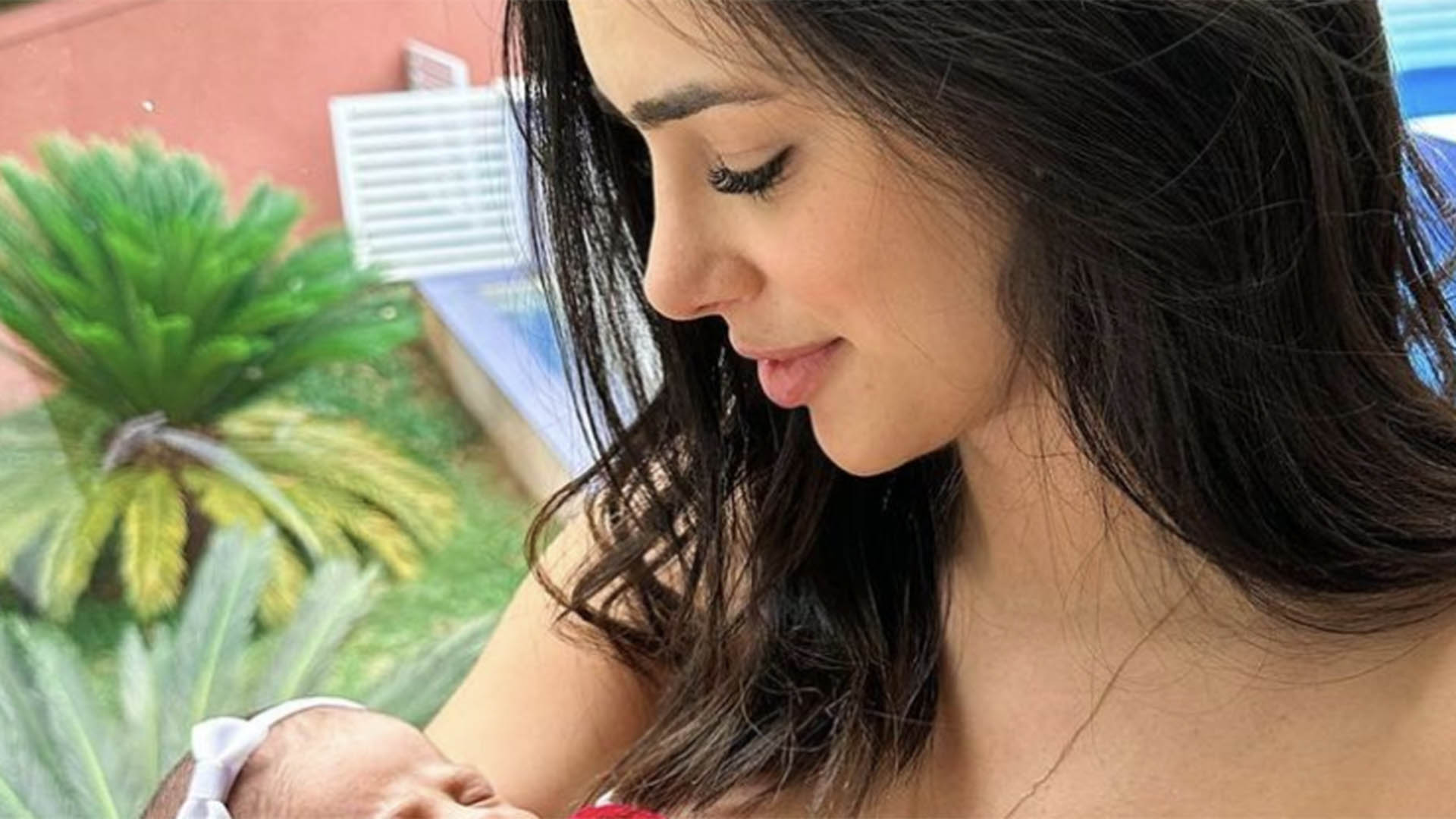 Bruna Biancardi exibe foto da filha com a expressão de brava