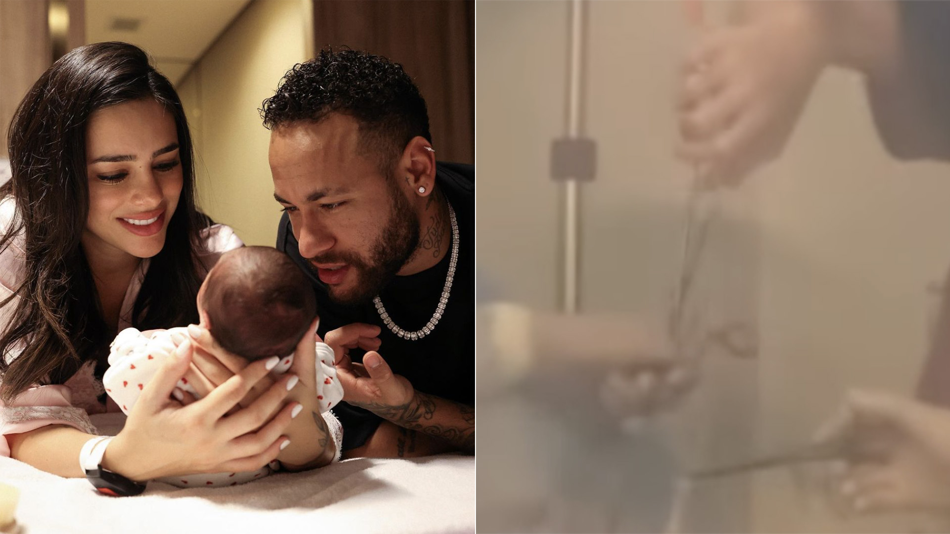 Saiba quem cortou o cordão umbilical de Mavie, filha de Neymar Jr e Bruna Biancardi