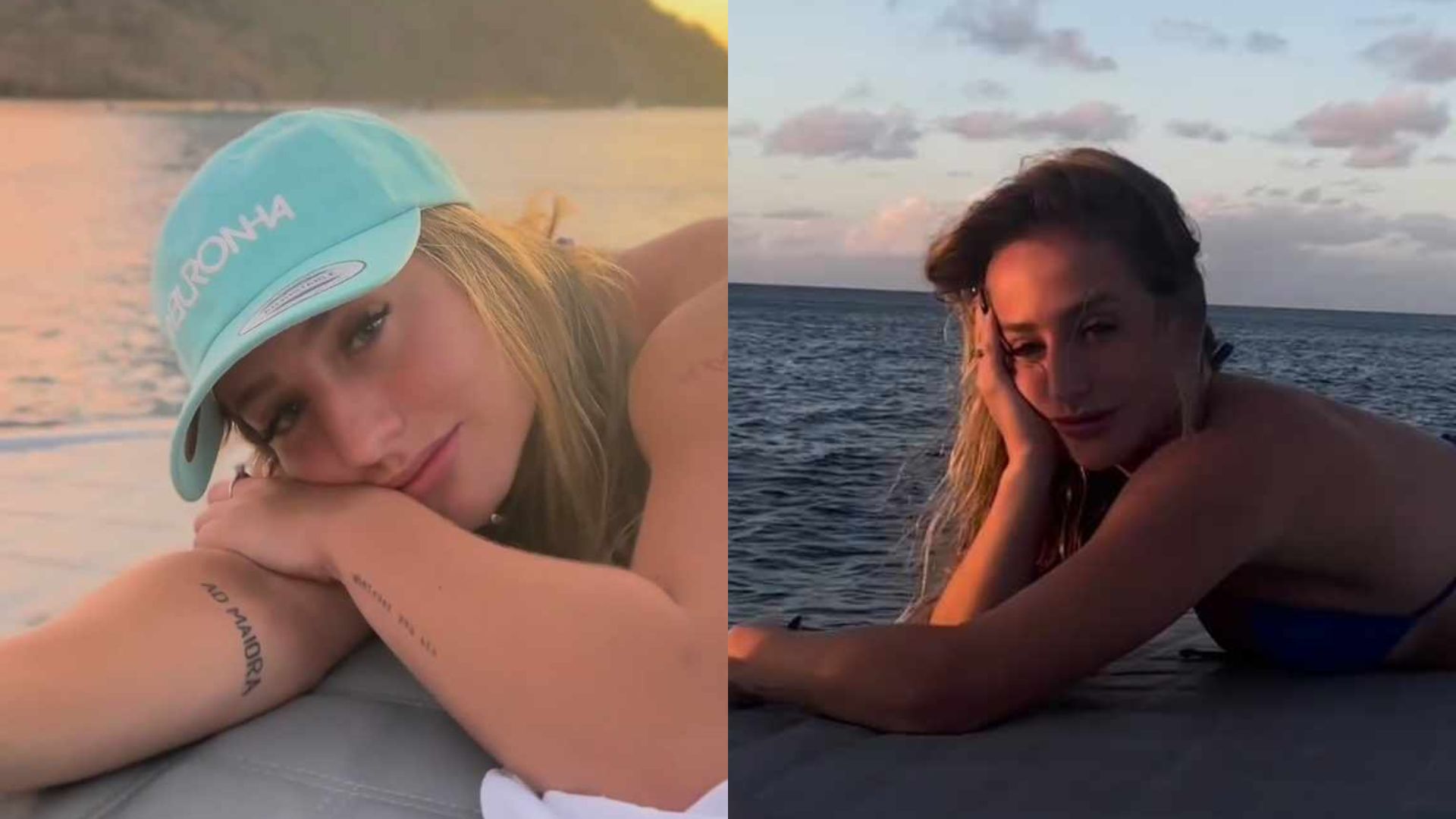 Bruna Griphao arranca suspiros de seus seguidores em Fernando de Noronha