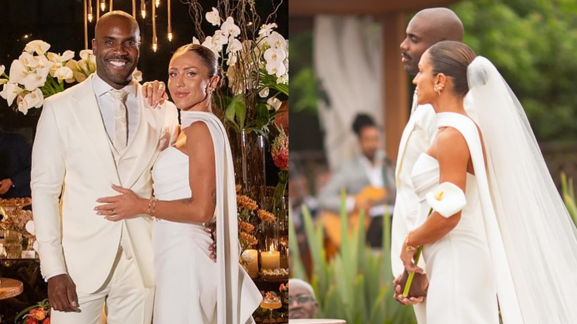 Aline Becker abre álbum de fotos de casamento com Rafael Zulu