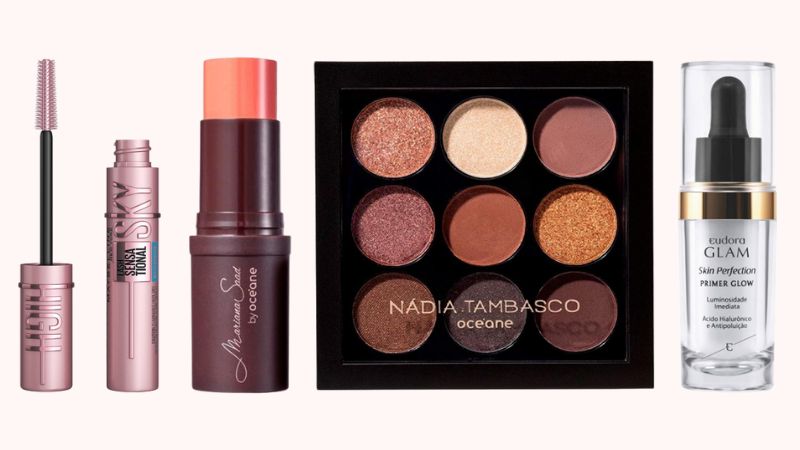 Corretivo, blush, paleta de maquiagem e mais: 10 itens de maquiagem em oferta na Amazon