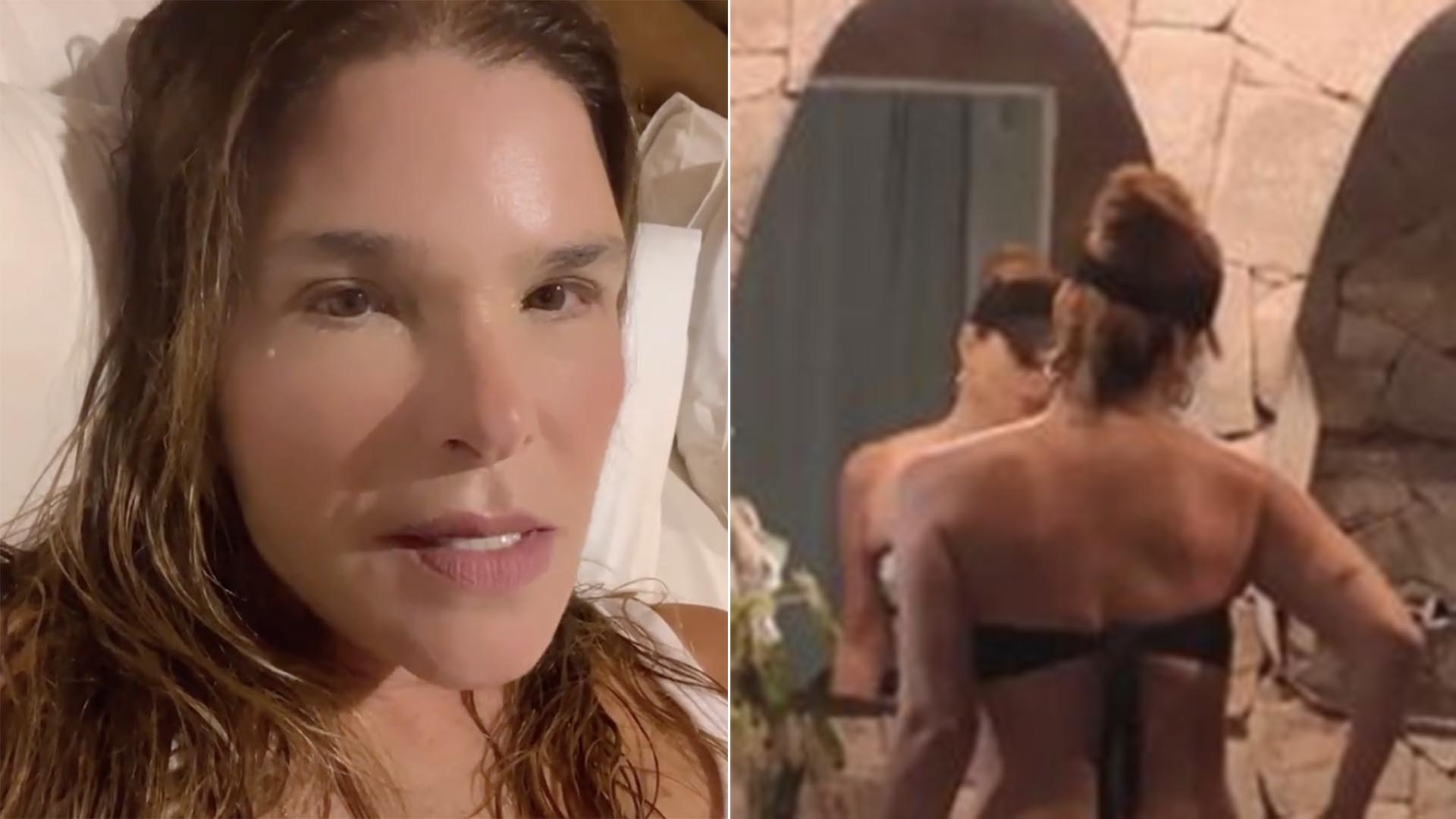 Cristiana Oliveira exibe corpão ao ser fotografada durante as férias