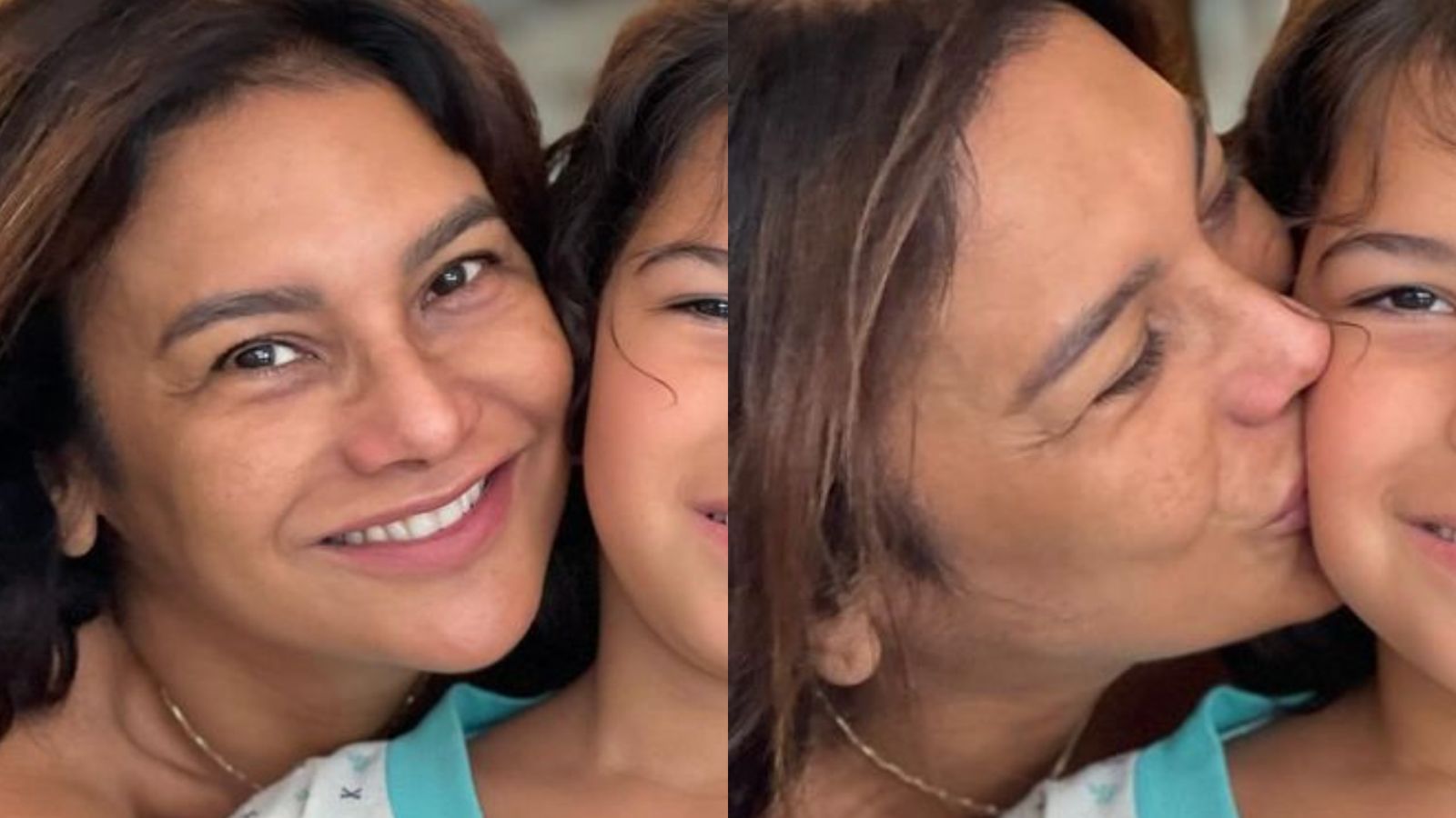 Ele cresceu! Filho caçula de Dira Paes rouba a cena em fotos inéditas com a mãe