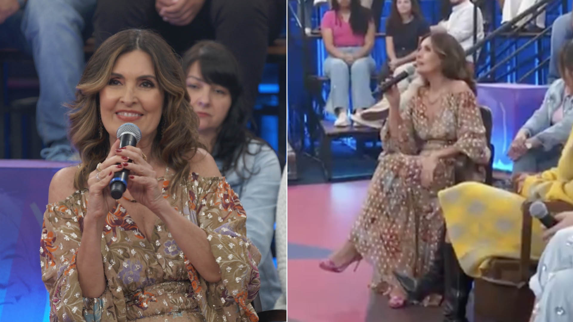 Saiba qual é o preço do vestido que Fátima Bernardes usou no Altas Horas