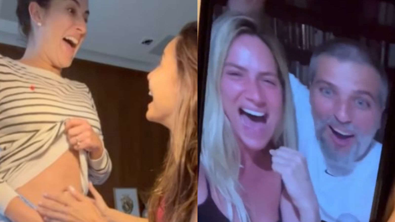 Fernanda Paes Leme compartilha a emoção dos amigos ao anunciar sua primeira gravidez