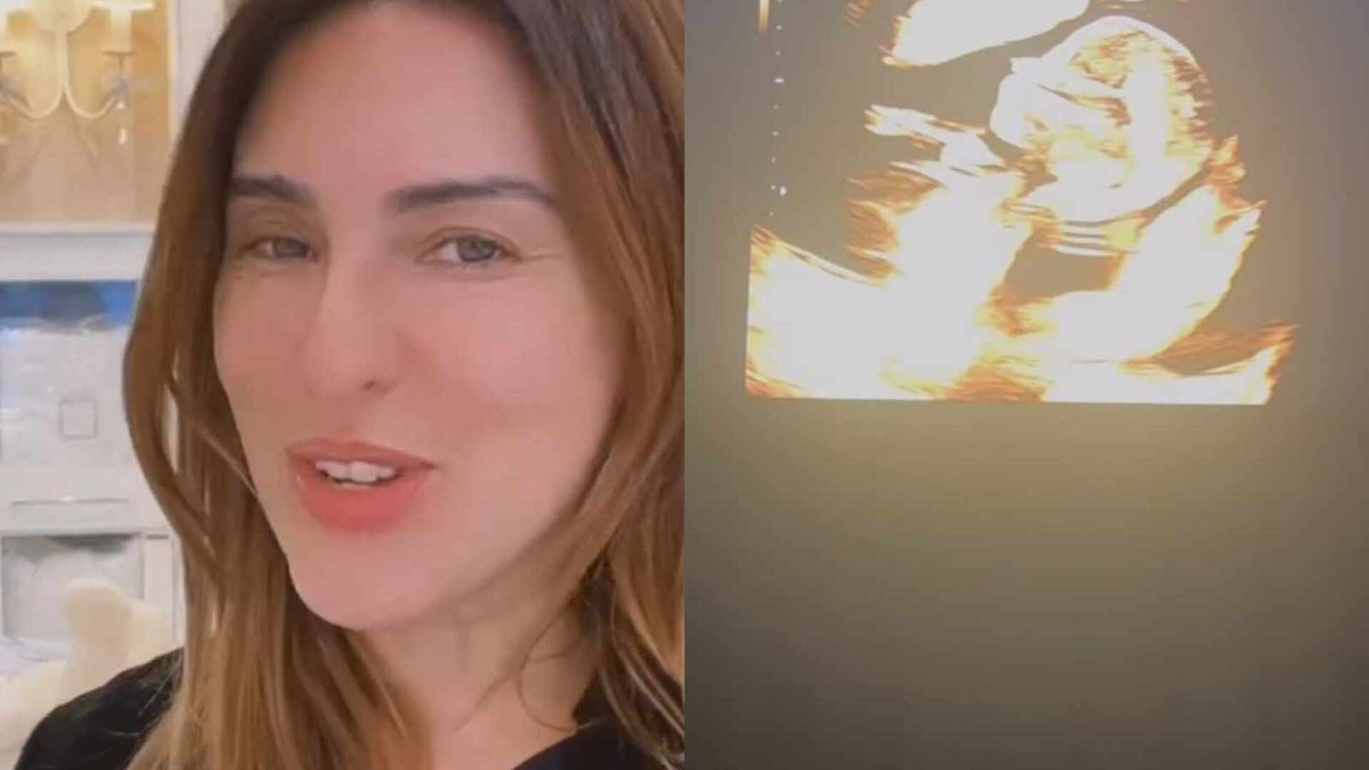 Após revelar sexo do bebê, Fernanda Paes Leme mostra dia de ultrassom