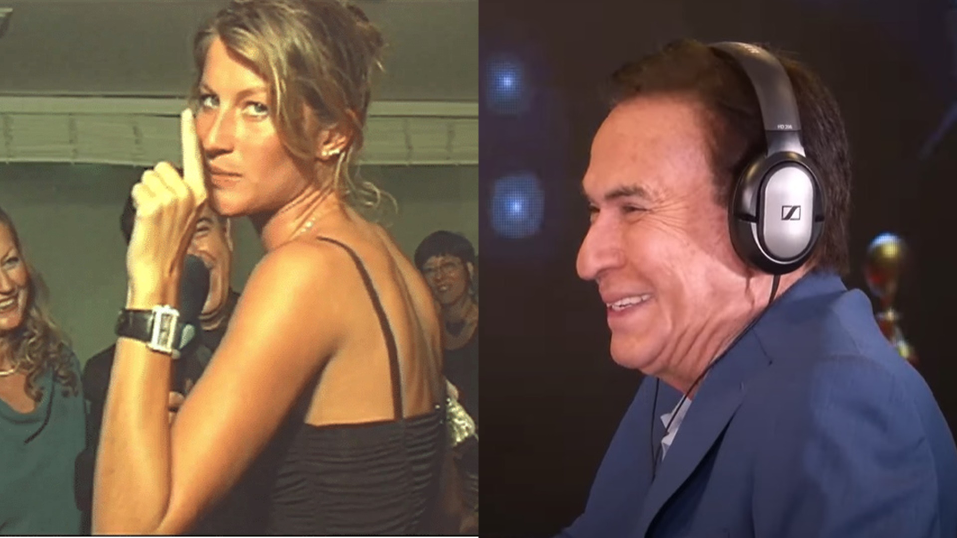 Amaury Jr relembra vídeo viral com Gisele Bündchen: “Veio igual um touro feroz”