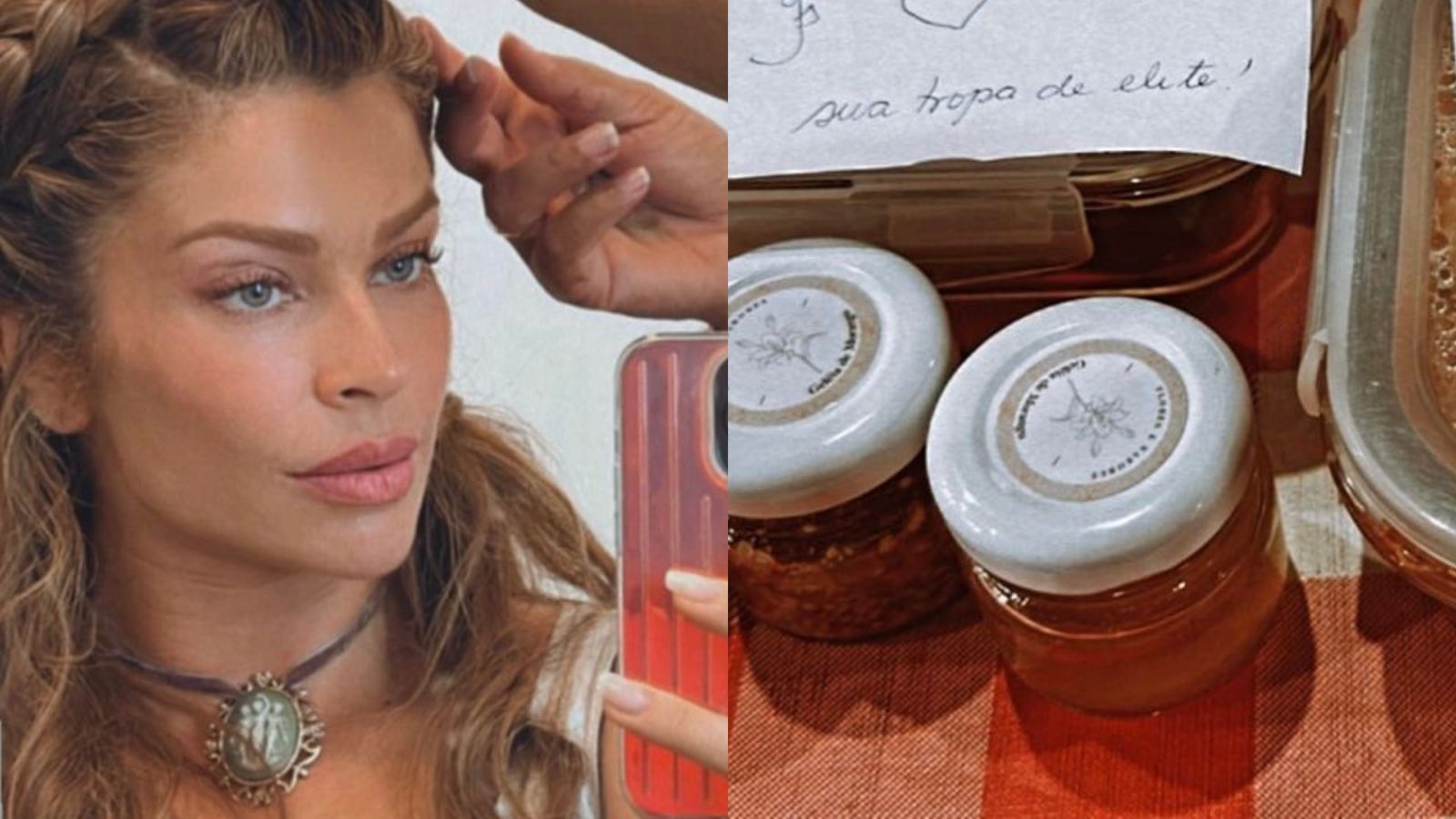 Grazi Massafera exibe marmita em bastidores de novela: “Com muito amor”