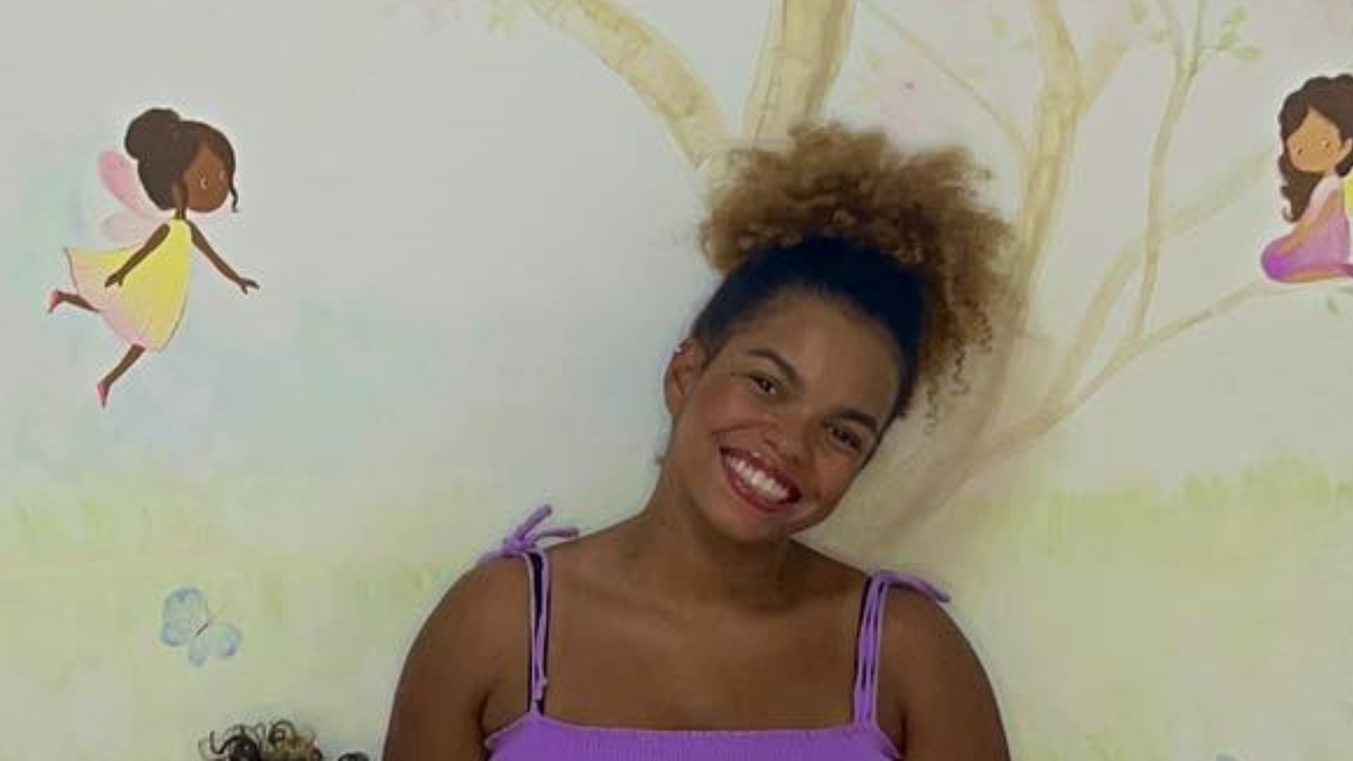 Jeniffer Nascimento mostra pintura no quarto da filha: “Jardim encantado”