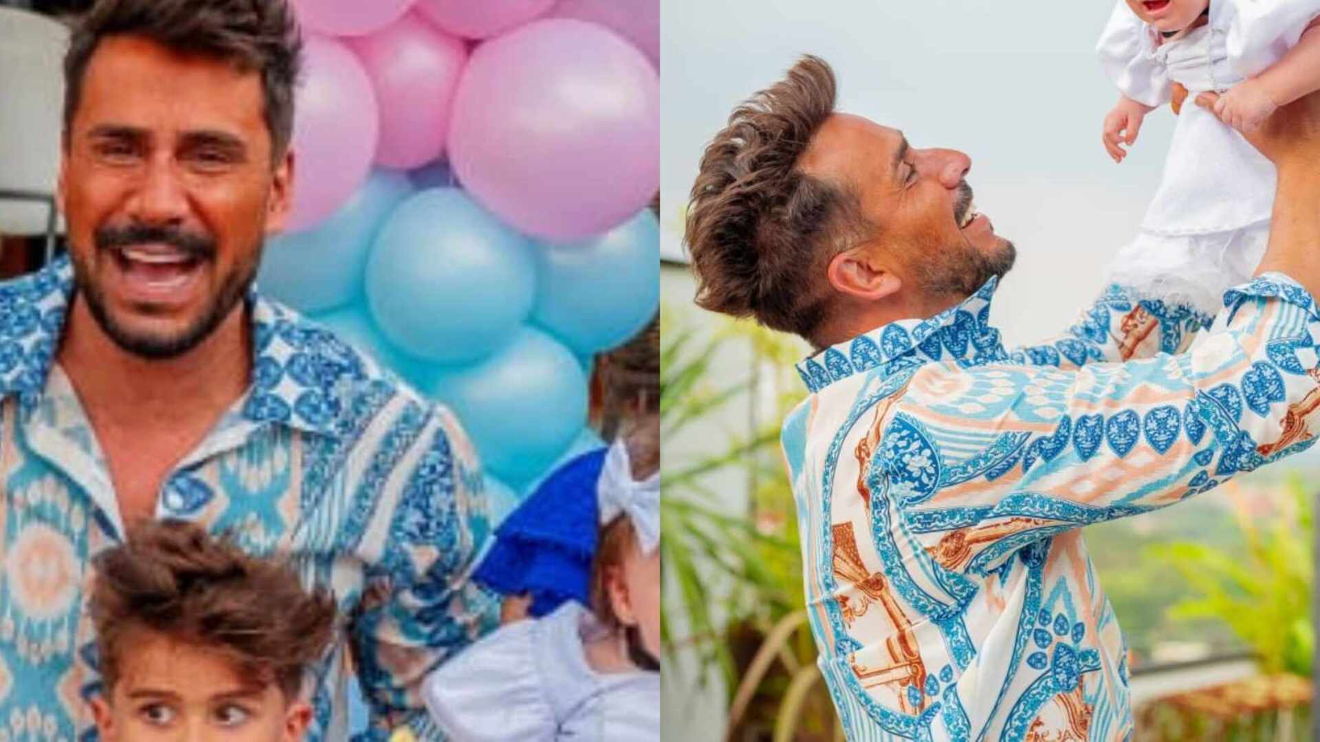 Mesversário ou festão? Julio Rocha impressiona ao comemorar 5 meses da filha