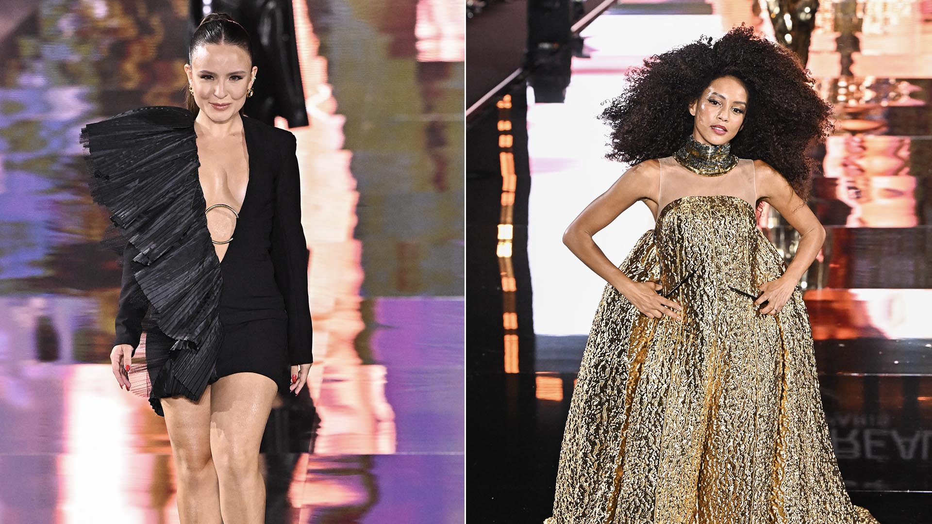 Musas brasileiras iluminam desfile na França