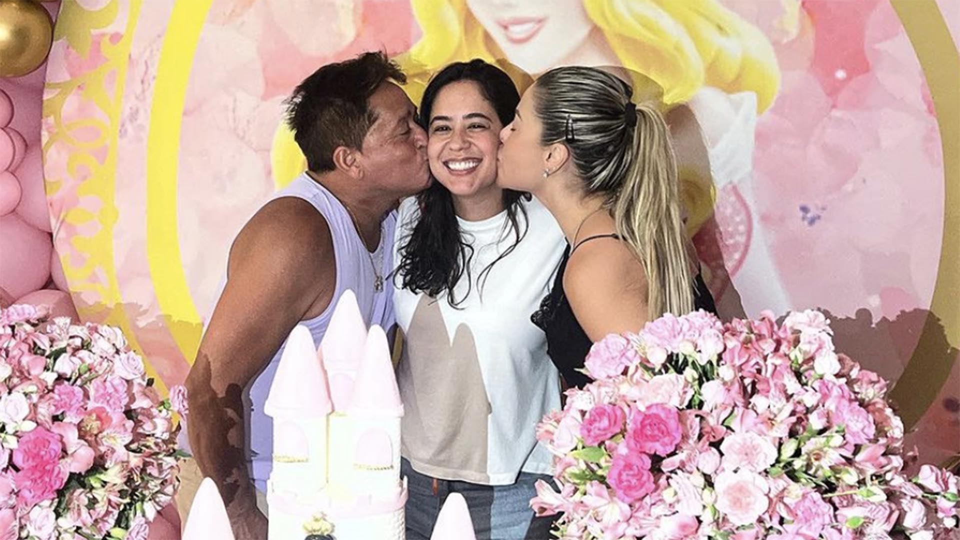 Filha mais discreta de Leonardo ganha festa com tema de princesa