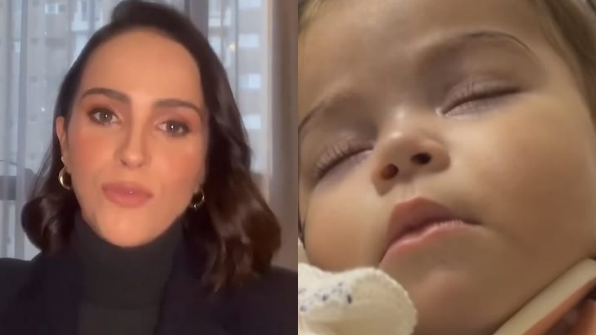 Mulher de Juliano Cazarré pede orações pela filha após piora em quadro de saúde