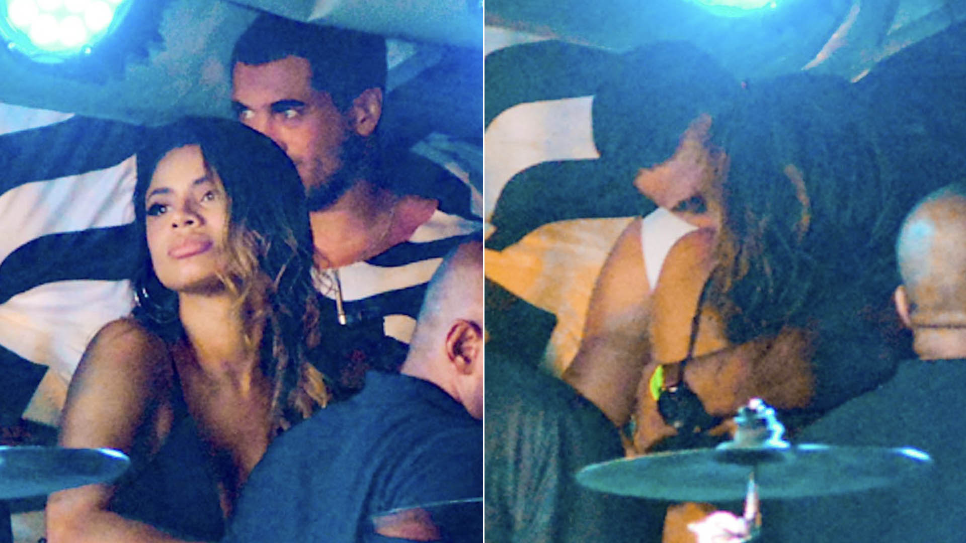 Lexa é fotografada aos beijos com Ricardo Vianna na plateia de show