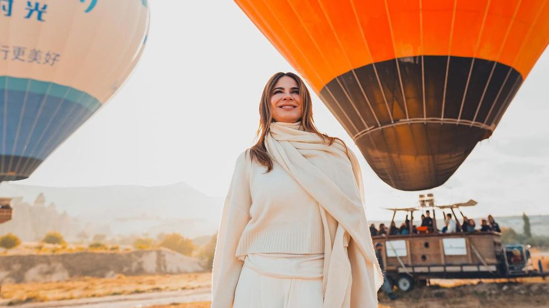 Luciana Gimenez mostra sua experiência ao passear de balão: “Nunca imaginamos”