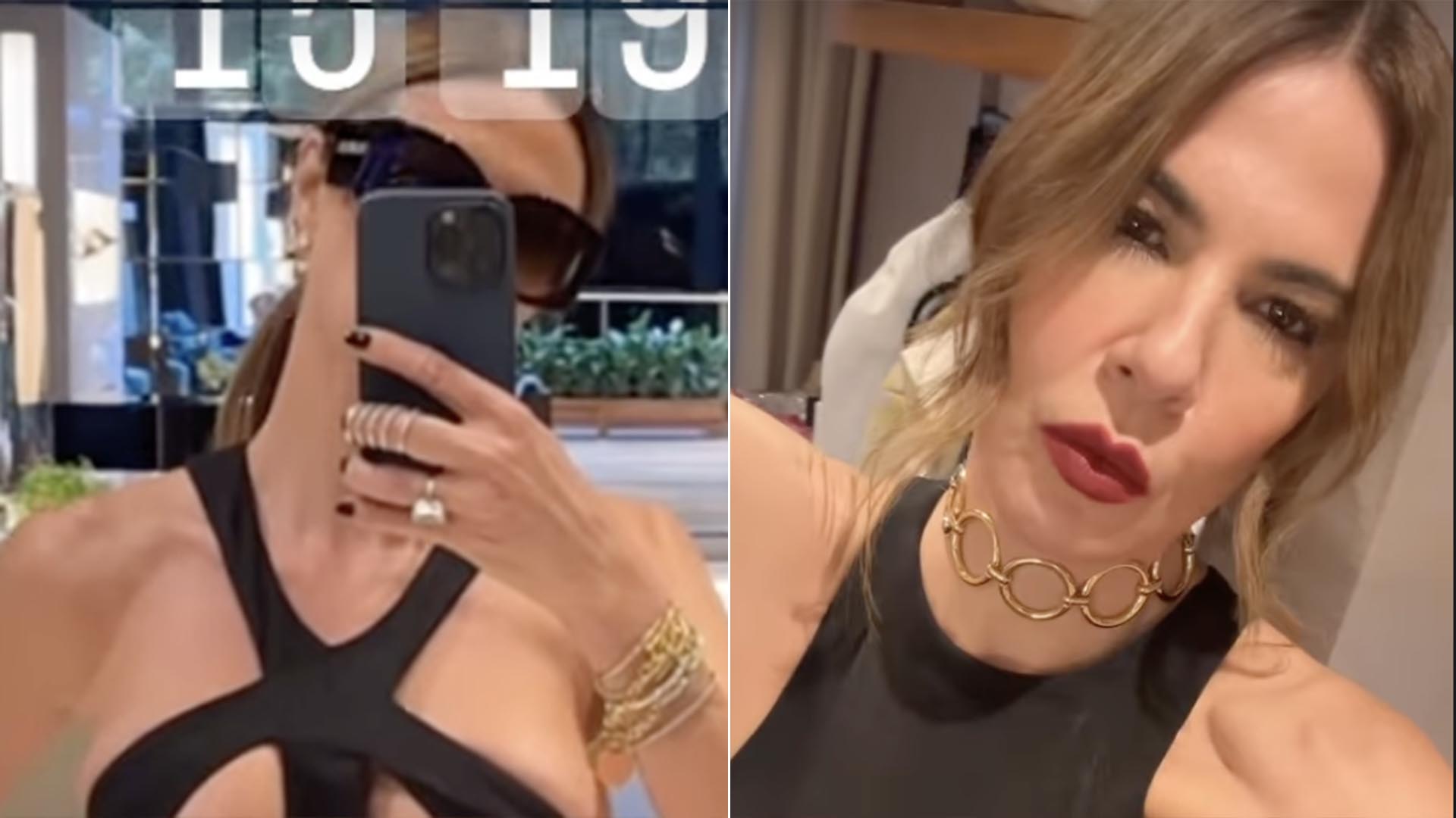 Luciana Gimenez aposta em decote ousadíssimo em novo look