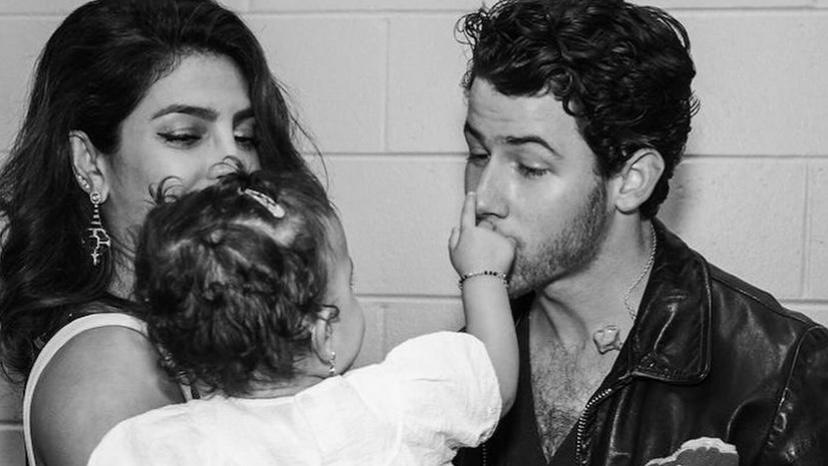Nick Jonas compartilha fotos raras em seu Instagram ao lado da filha, Malti