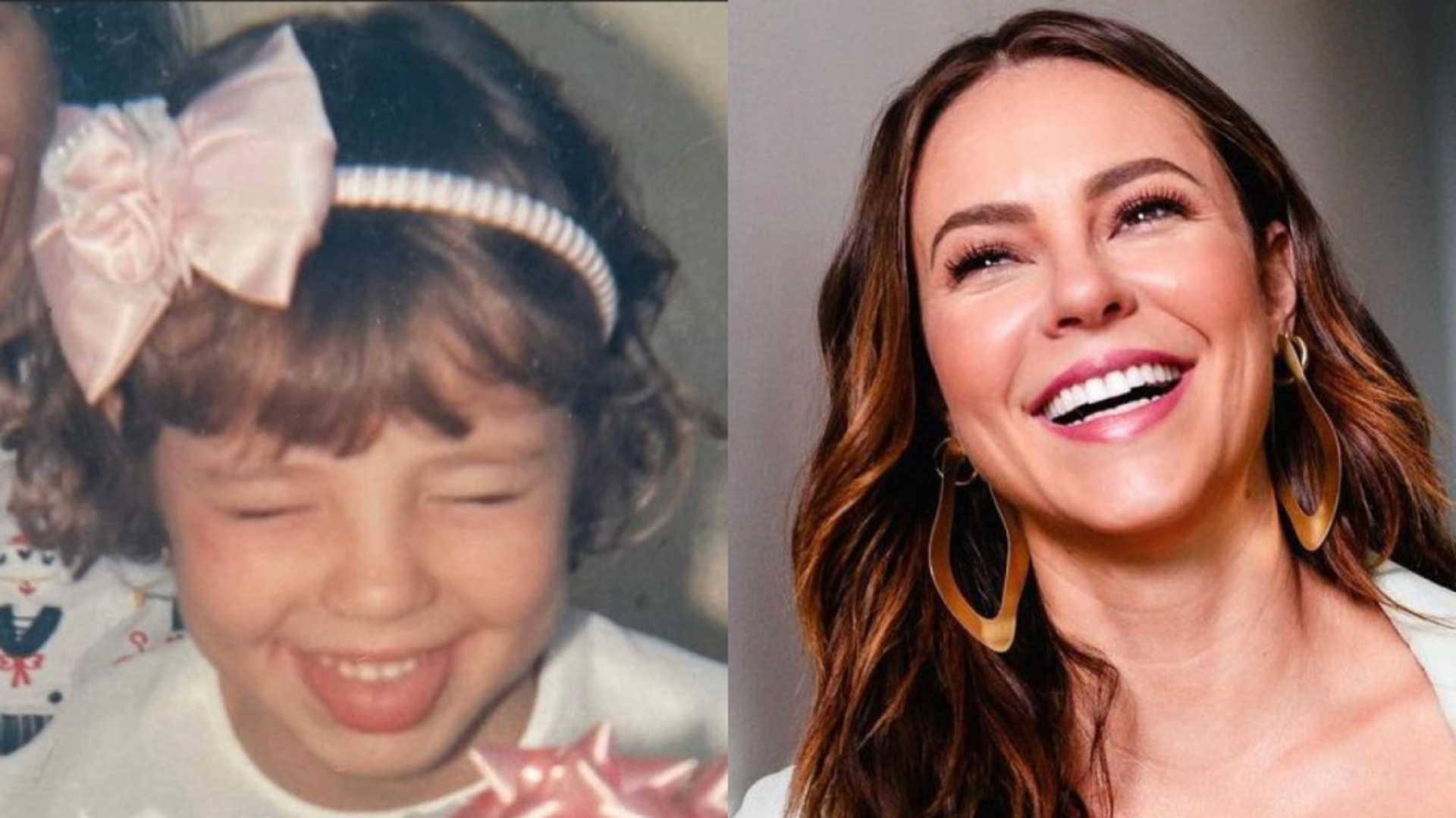 Paolla Oliveira encanta ao celebrar o Dia das Crianças com fotos de infância