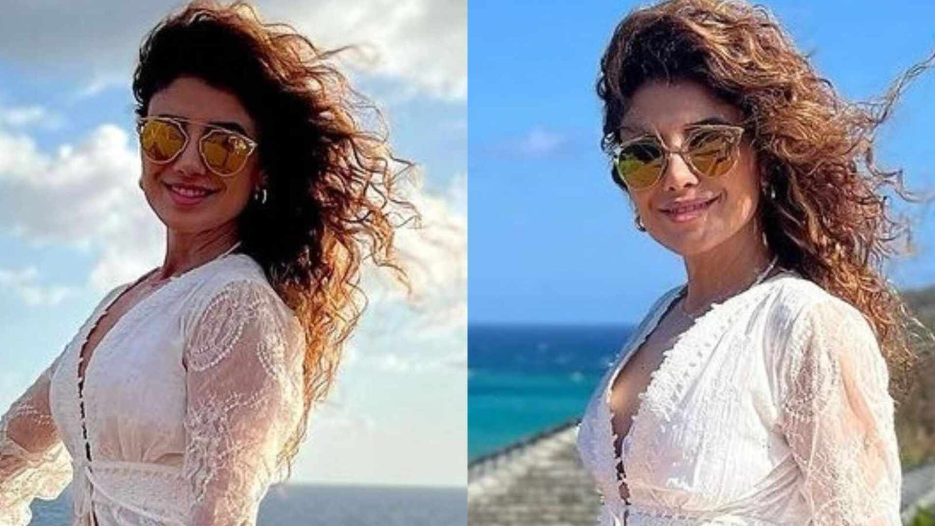 Solteira, Paula Fernandes surge deslumbrante na praia: ”Maravilhosa”