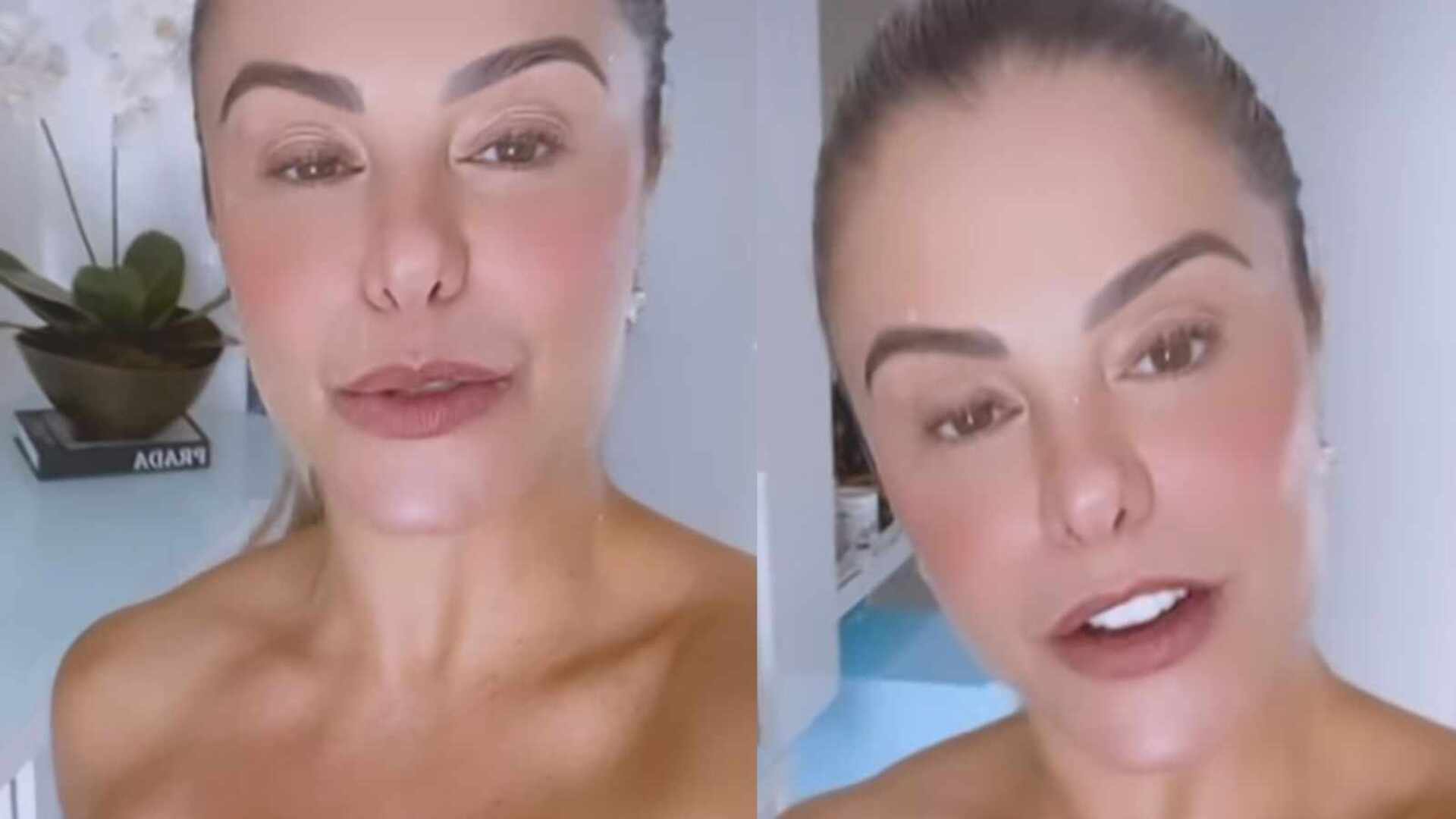 Poliana Rocha fala como lida com críticas na internet: ”Maldosos”