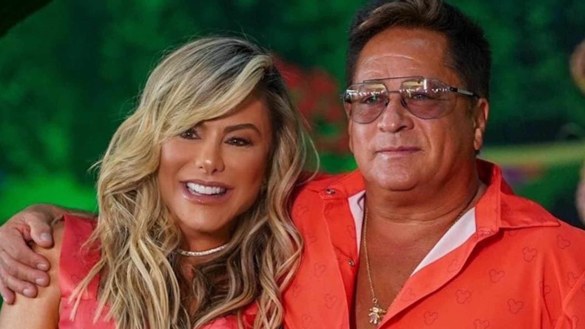 Poliana Rocha mostra foto com Leonardo de quando tinha 20 anos
