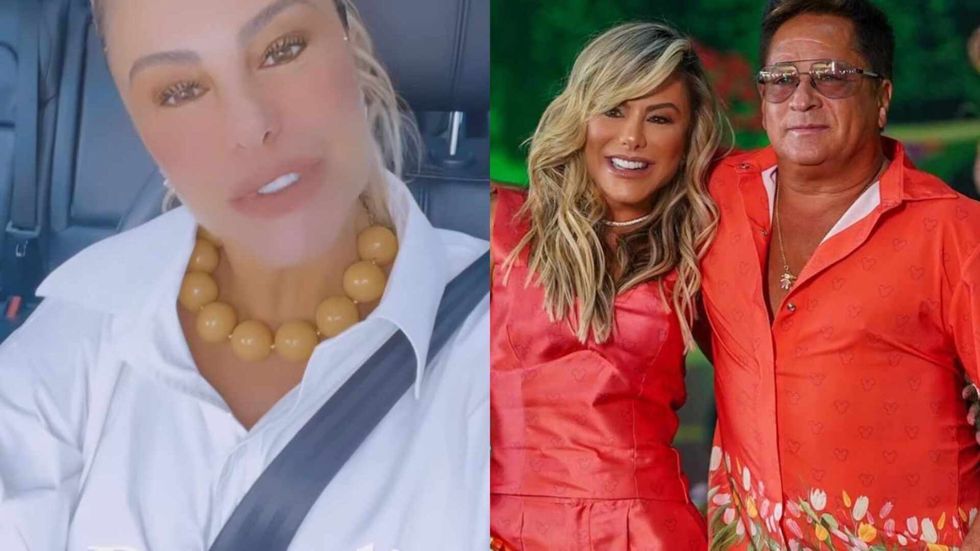 Poliana Rocha fica surpresa com dica de Leonardo para casamento: ‘Testemunha’