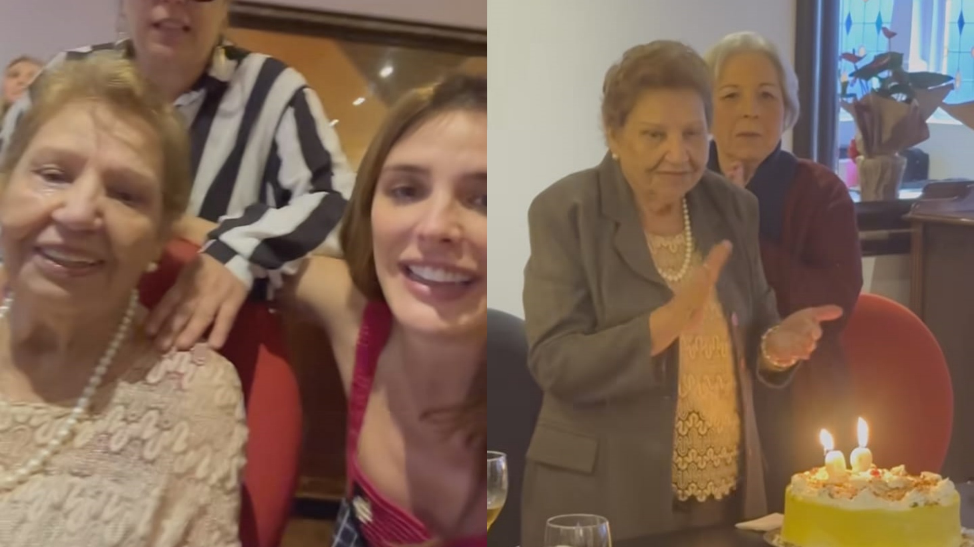 Rafa Brites mostra festa de aniversário de 98 anos da avó: “Inspiração”