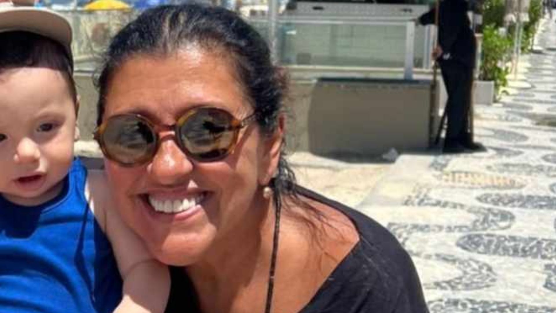 Regina Casé se encontra com filho de Claudia Raia e declara: “Amor à primeira vista”