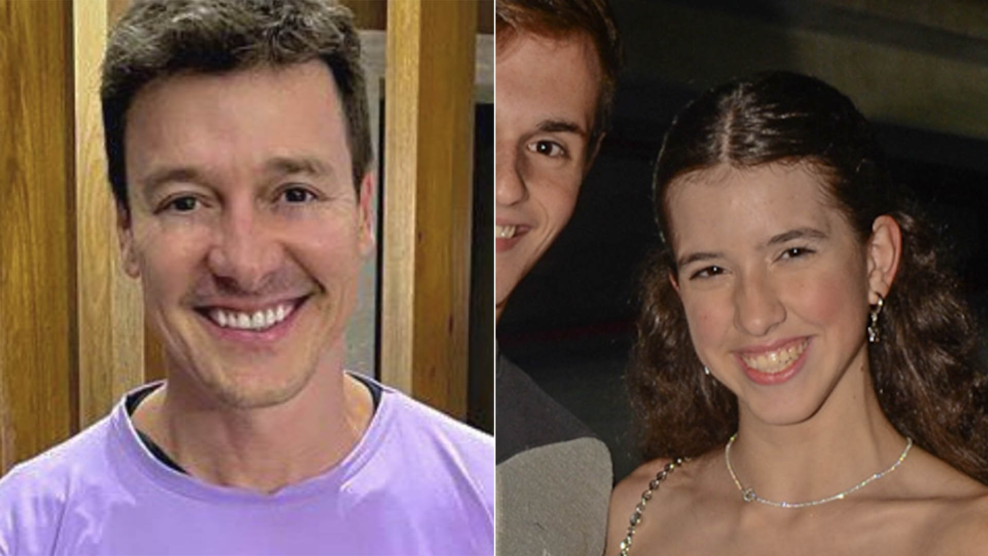 Filha de Rodrigo Faro surge com o namorado em evento em SP
