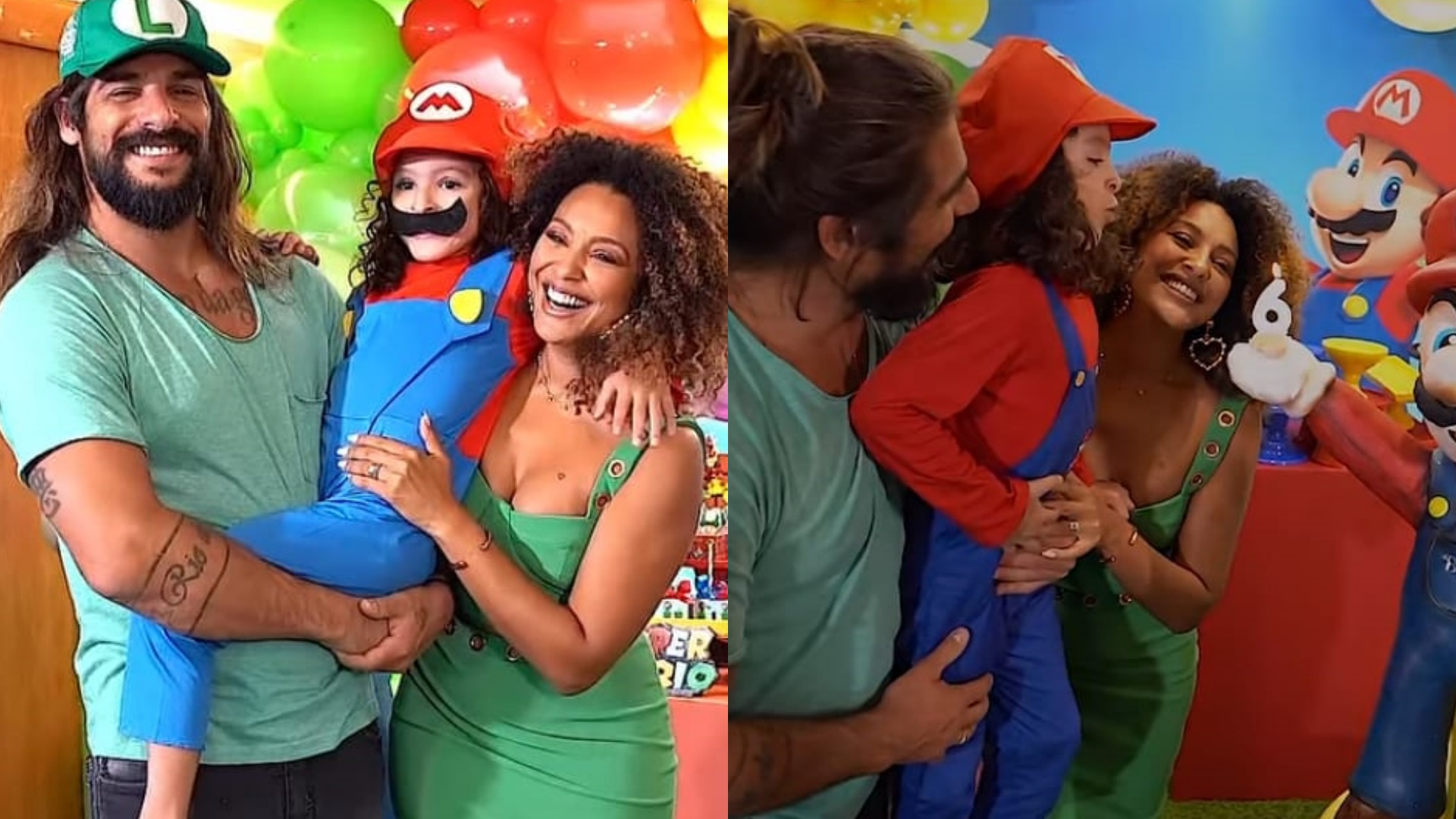 Filho de Sheron Menezzes ganha festão para comemorar aniversário de 6 anos