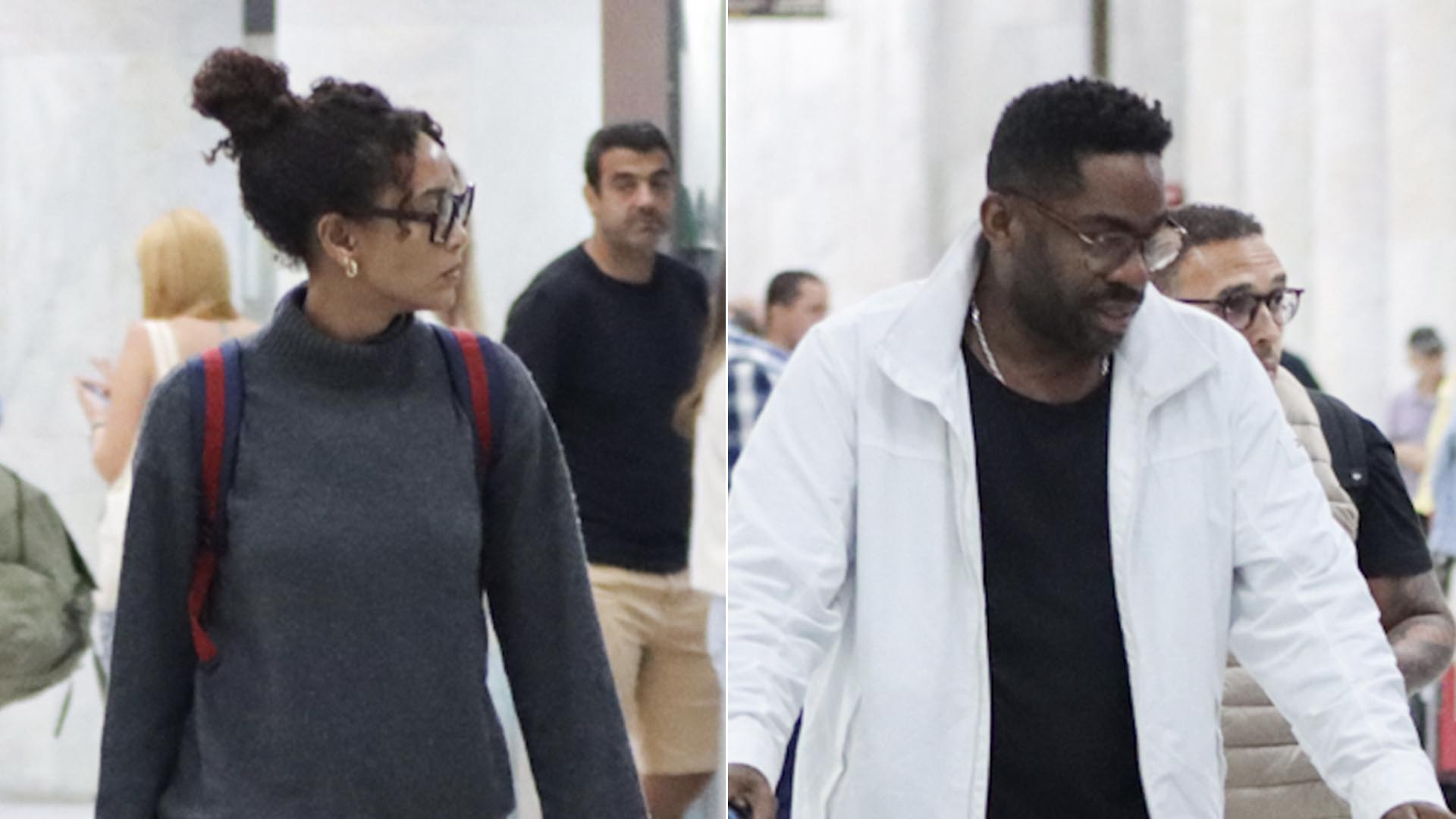 Taís Araujo e Lázaro Ramos fazem rara aparição com os dois filhos