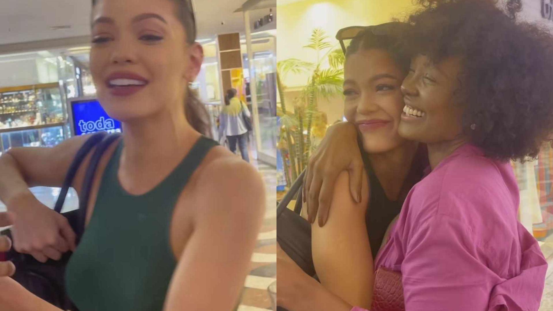 Vitória Strada se emociona ao ver cartaz de sua peça em shopping: “Não sabia”