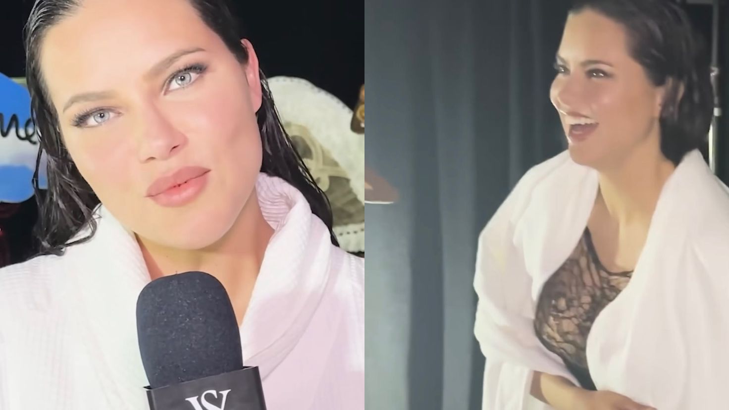 Adriana Lima surge radiante em vídeo no retorno à Victoria’s Secret