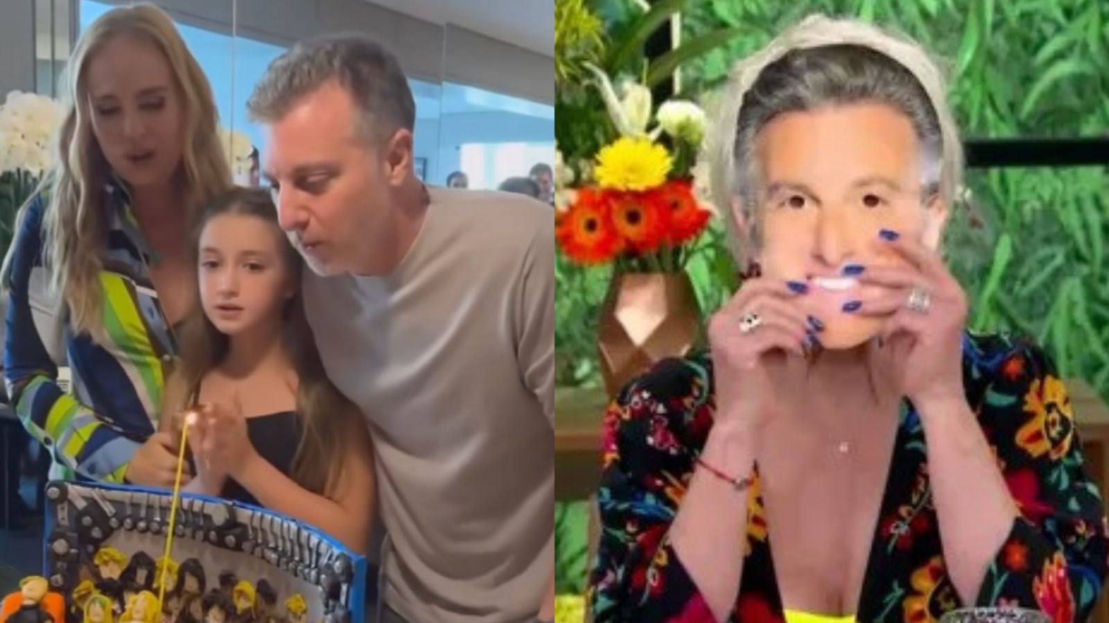 Luciano Huck celebra 52 anos com festa surpresa ao lado da família e amigos