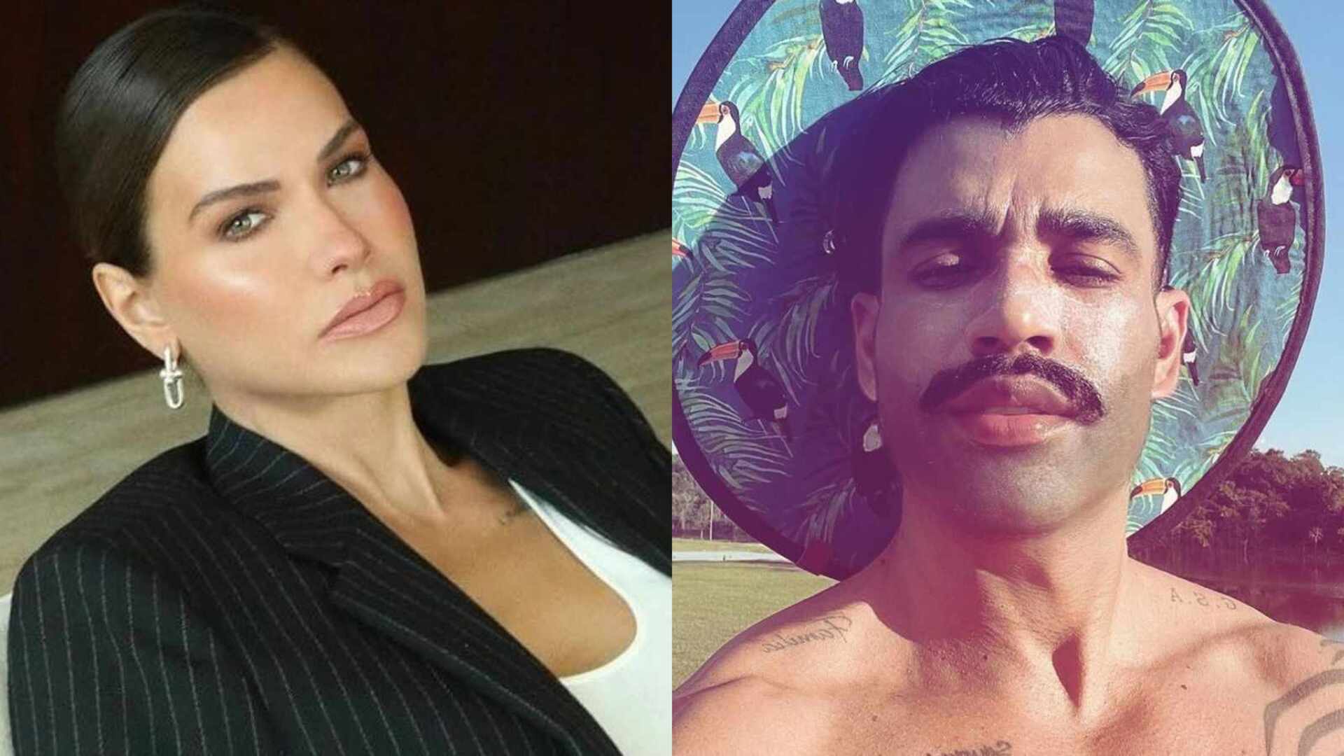Andressa Suita fala sobre iniciativa dos filhos de tirar a barba de Gusttavo Lima: ”Brilhante”