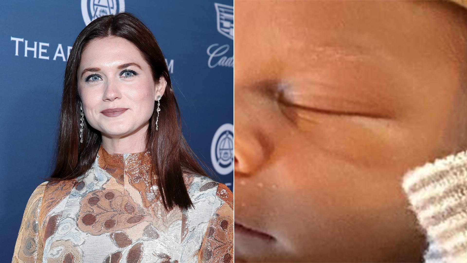 Atriz de Harry Potter, Bonnie Wright apresenta o filho recém-nascido