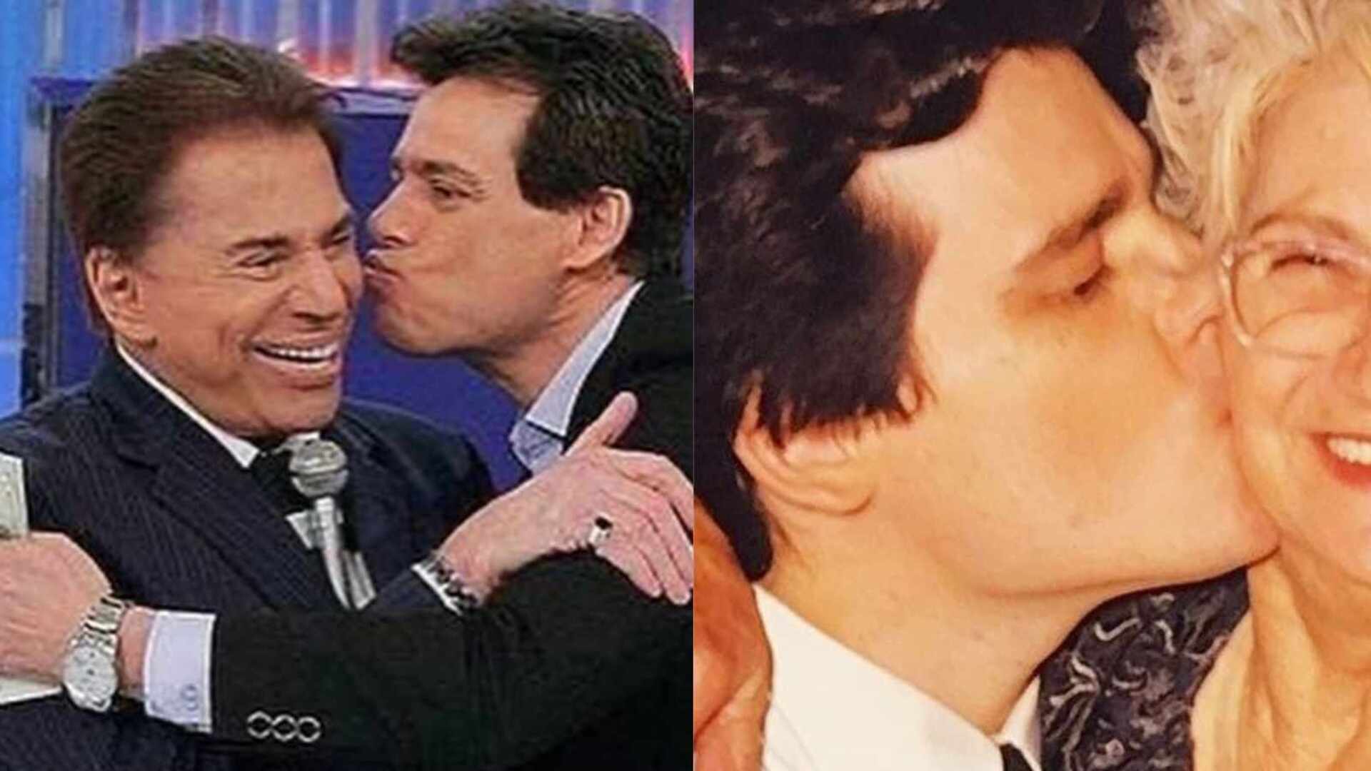Filho de Silvio Santos? Celso Portiolli mostra foto com a mãe e brinca: ”Hebe”